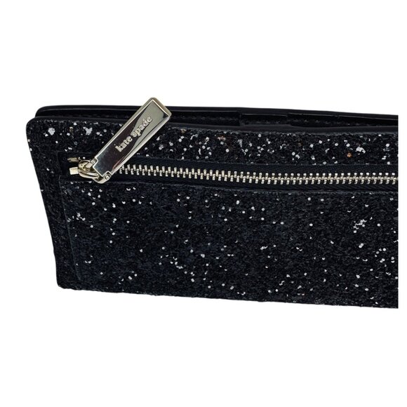 Kate Spade Odette Glitter Large Slim Bifold Wallet - Picture 4 of 4